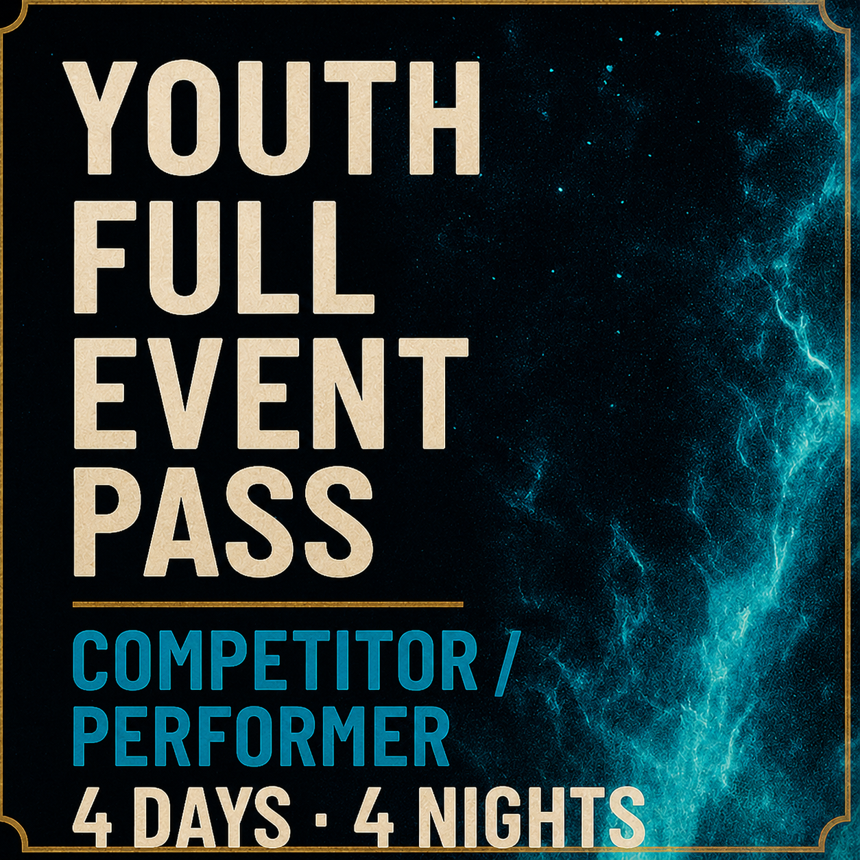 Full Event Pass - Youth 15-17